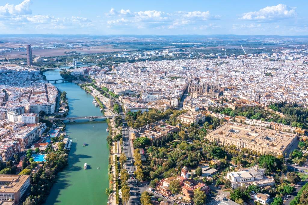 Vista panorámica de Sevilla